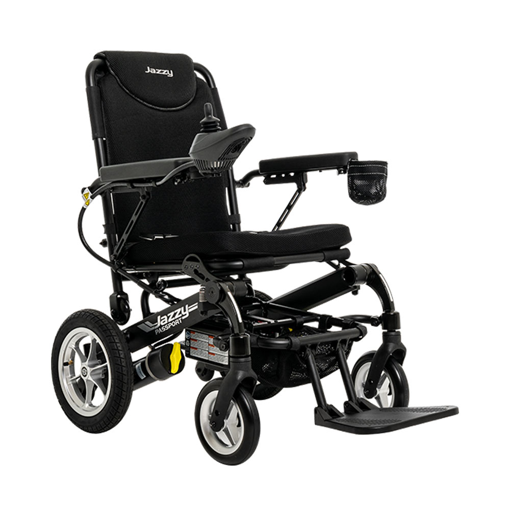 Price pride jazzy electric motorized folding carbon wheelchair