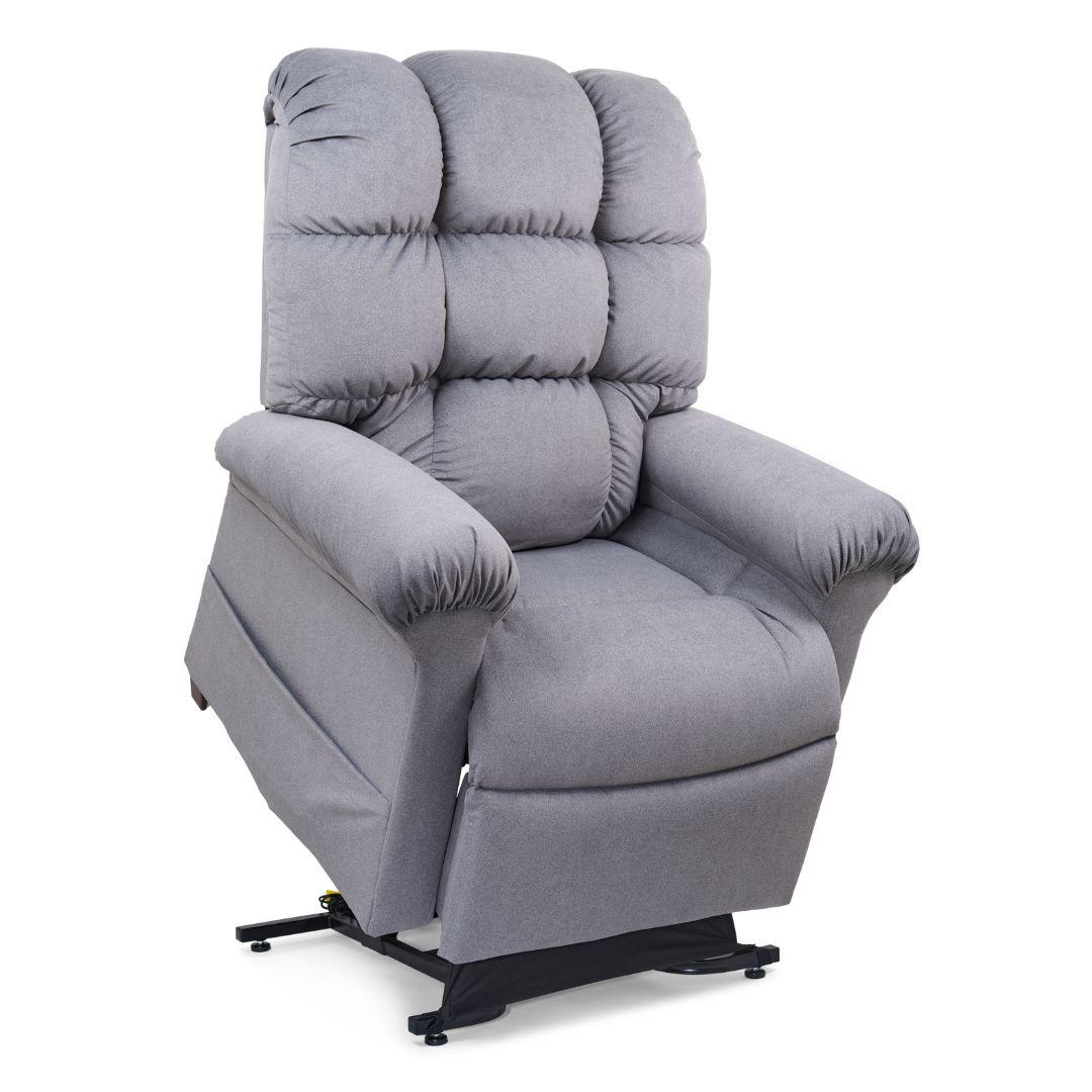 senior citizen electric homecare golden leather lift chair with heat and massage