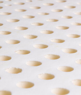 Latexpedic latex mattress on display in the showroom