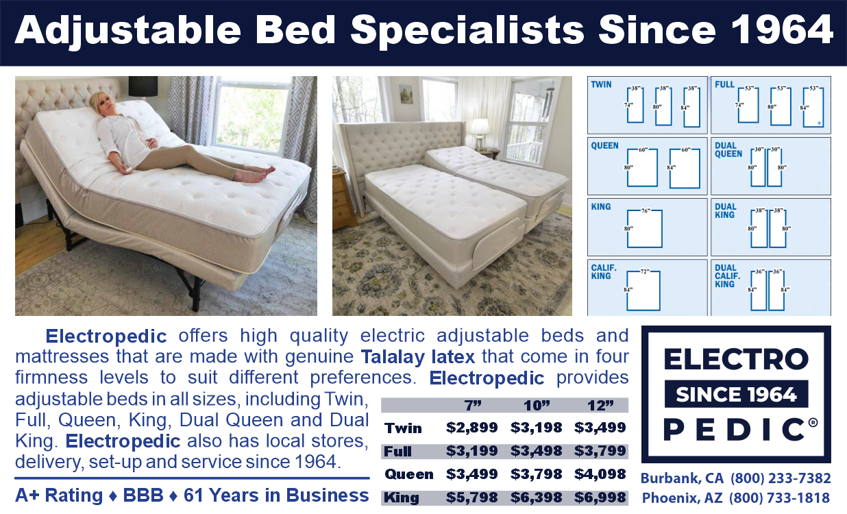 Electropedic has been the adjustable bed specialist since 1964!