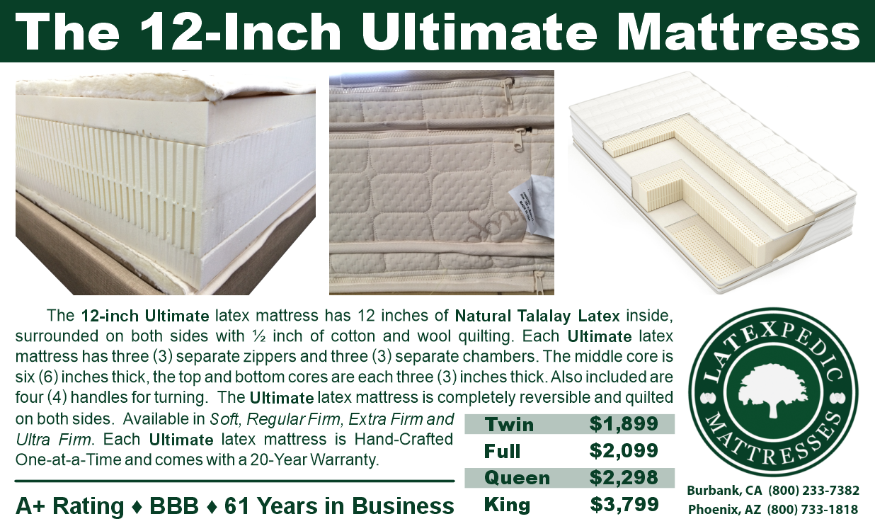 Electropedic's The Ultimate Talalay latex mattress
