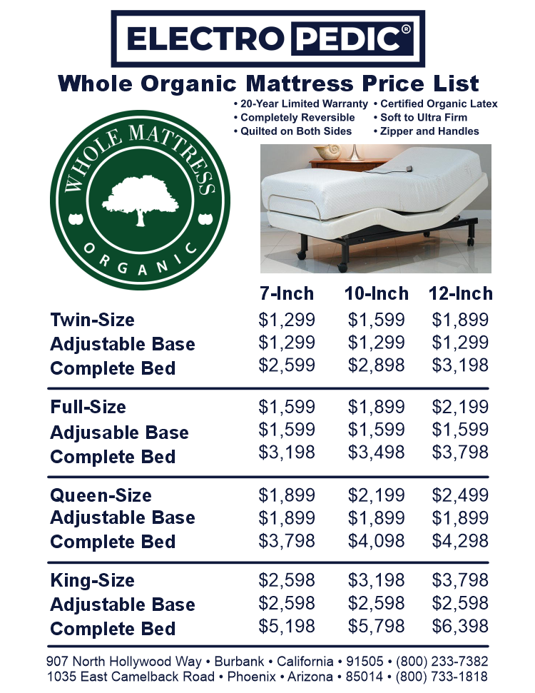 Whole organic mattress
