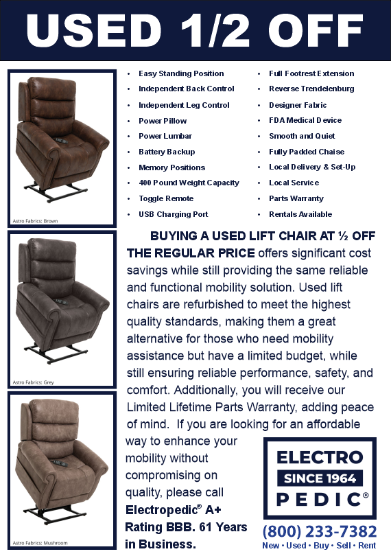 Los Angeles Used electric seat reclining lift chairs are zero gravity